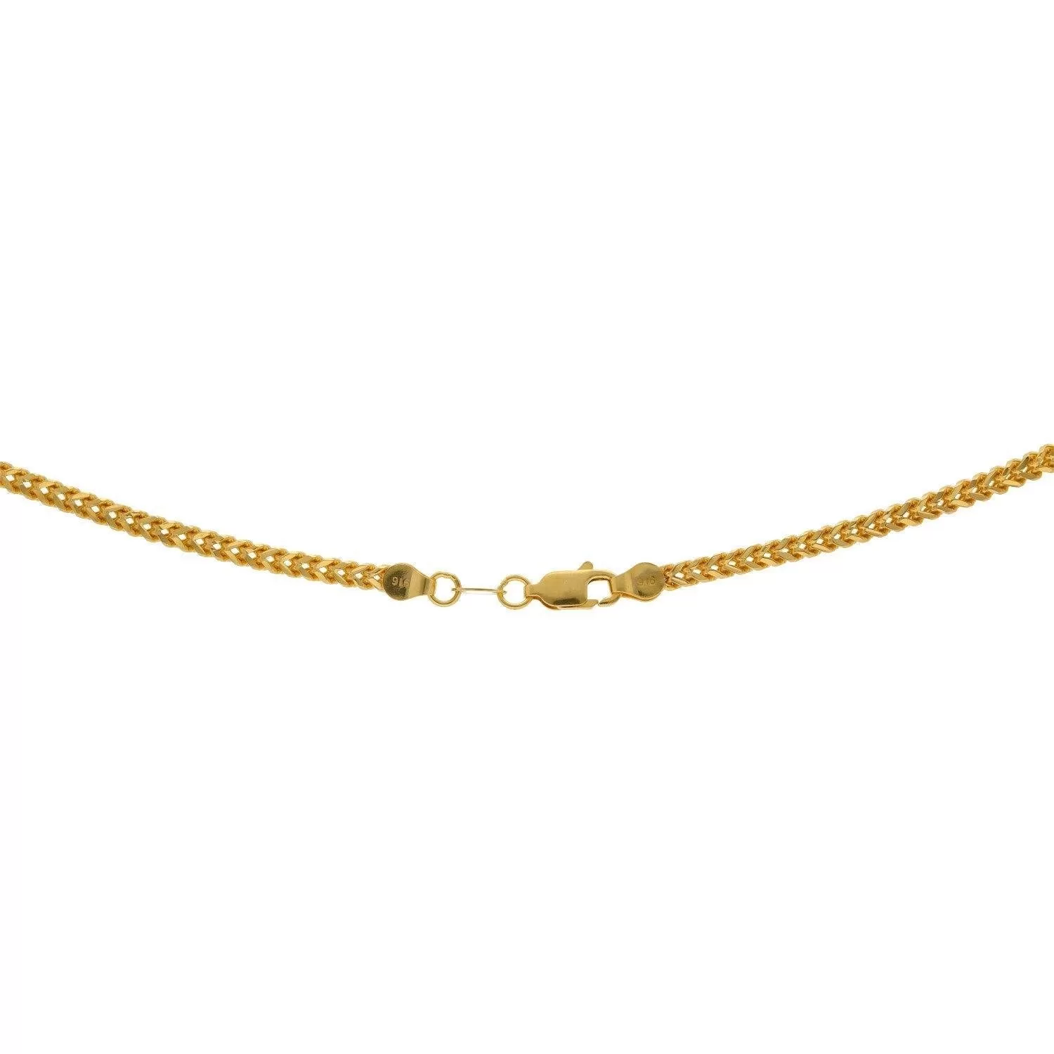 22K Yellow Gold Chain 14.3 grams, Length 22inches