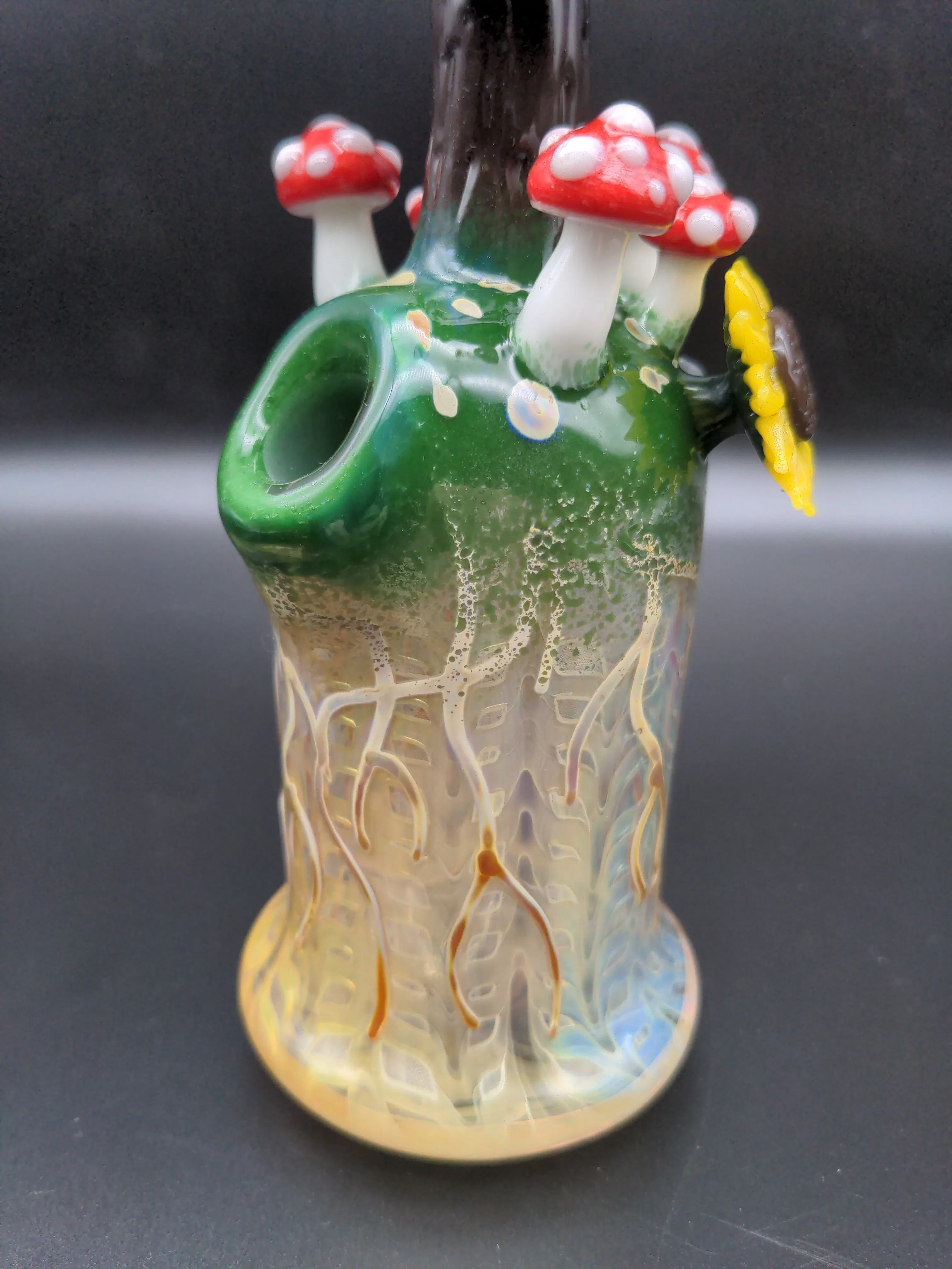 8 Fumed Tree Forest Rig 14mm - Los1 Glass