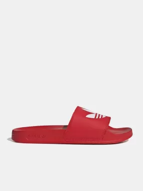 Adidas Adilette Lite Slides - Scarlet Red / White