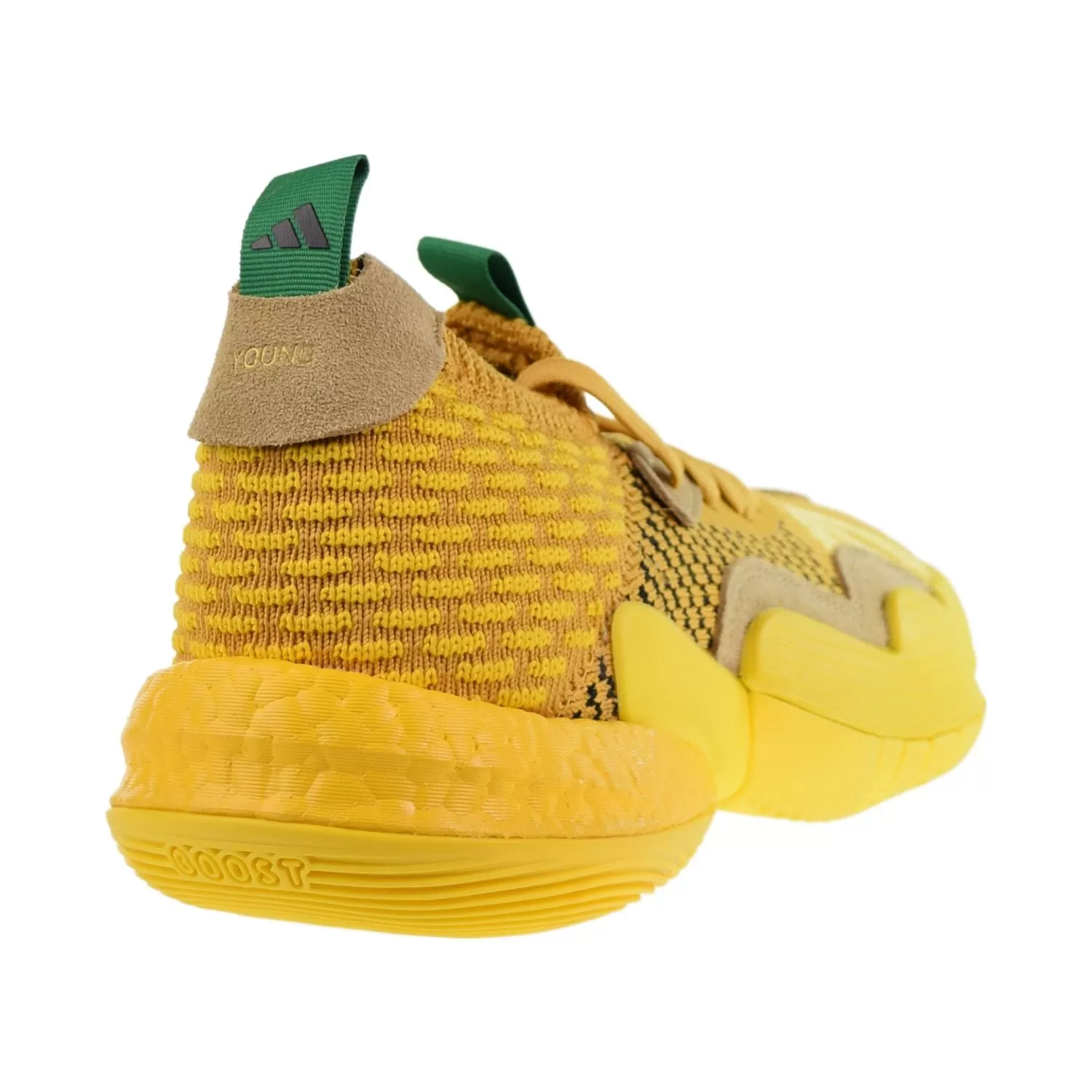 Adidas Trae Young Men's Shoes Hazy Yellow-Almost Yellow-Team Green