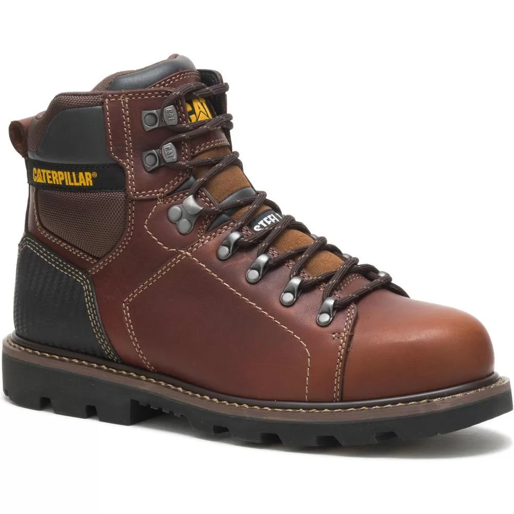 Alaska 2 Men's Steel-Toe Work Boots Brown