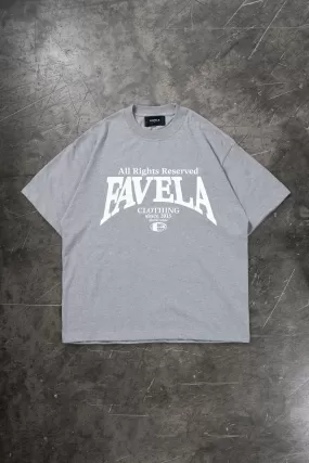 ALL RIGHTS RESERVED LIGHT GREY MELANGE T-SHIRT