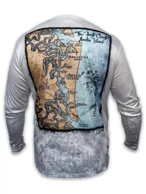 Amelia - Fernandina, FL / King Tide Allover Chart Shirt