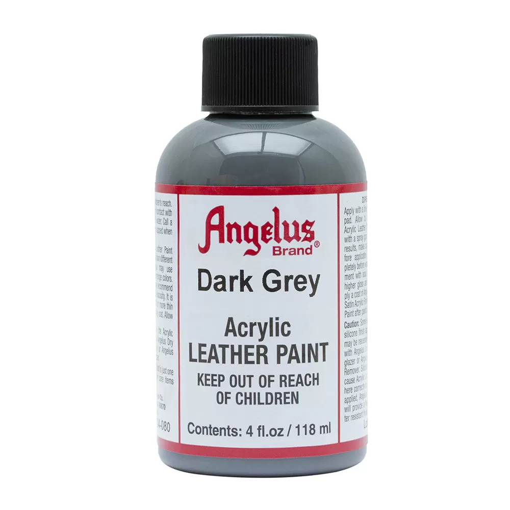 Angelus Dark Grey Leather Paint 002