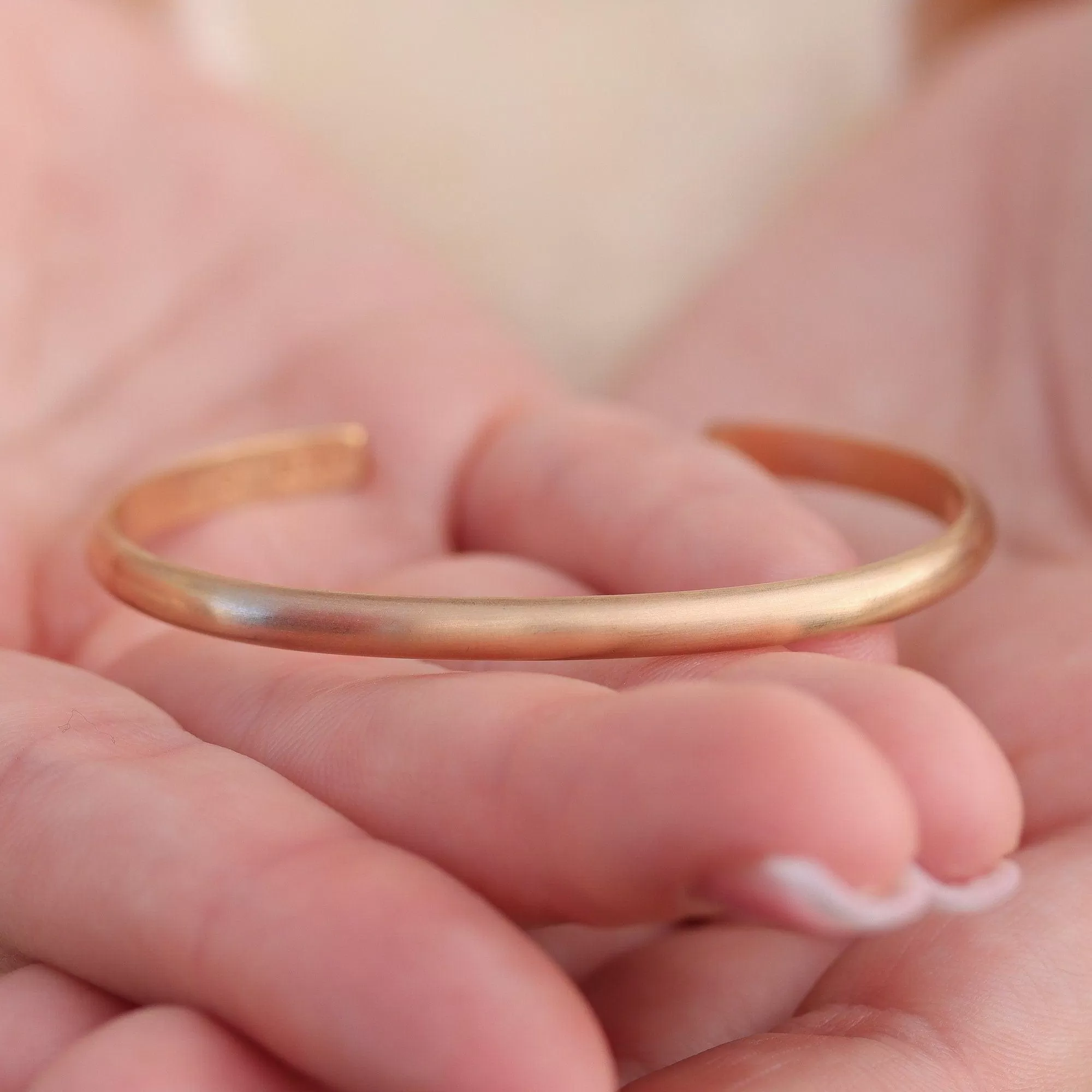 Anti-Valentines Custom Cuff in 14K Gold Fill