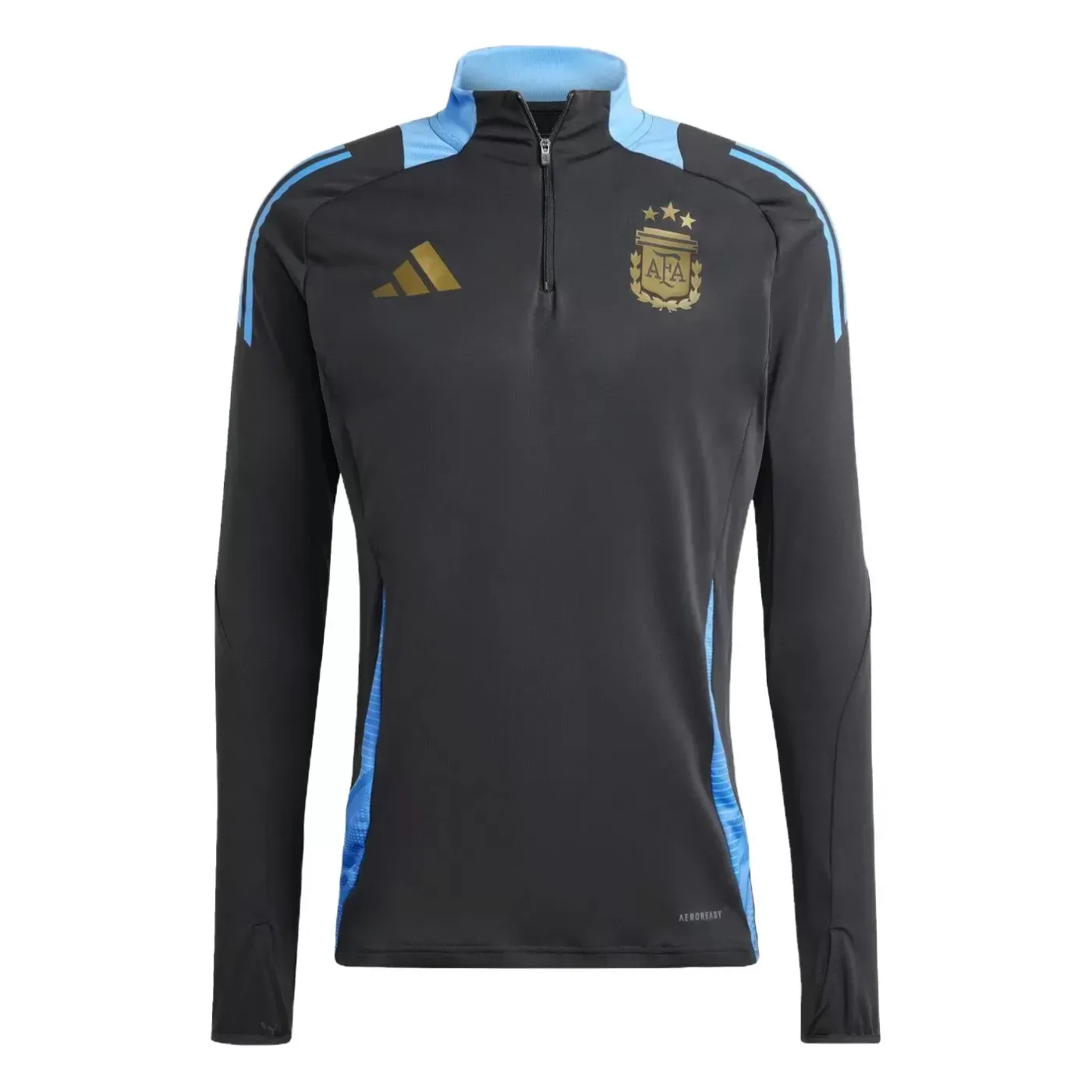 Argentina dark grey training technical soccer tracksuit 2024/25 - Adidas