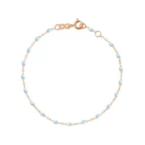 Baby Classic Gigi Baby Blue bracelet, Rose Gold, 5.1"