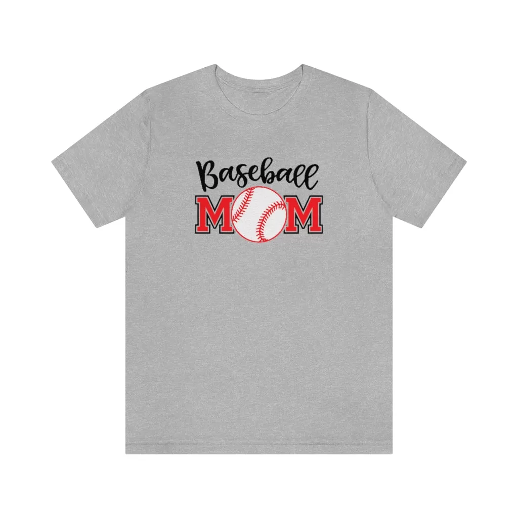 Baseball Mom Shirt with Baseball | Sports Mom Tee