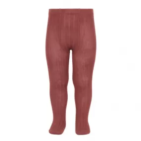 Basic rib tights MARSALA