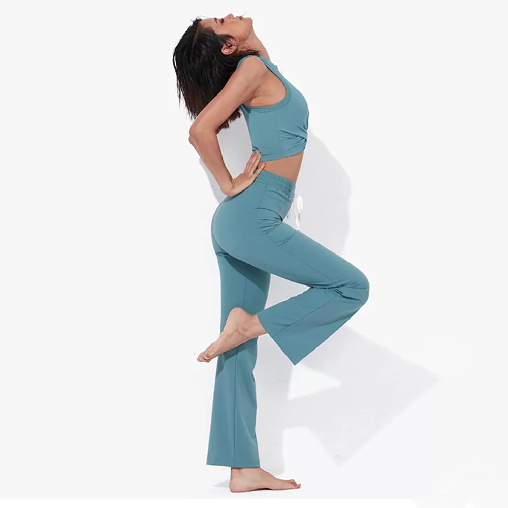 Bell Bottom Trousers Yoga Set