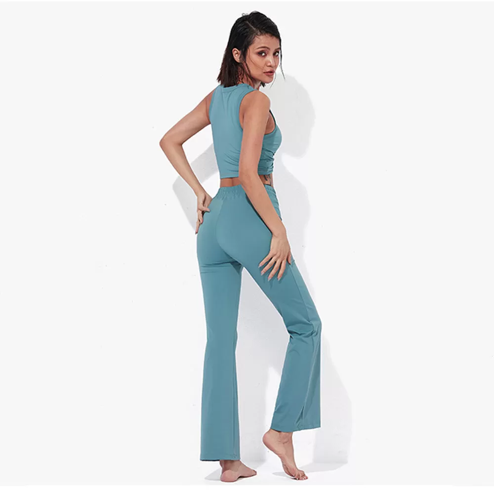 Bell Bottom Trousers Yoga Set