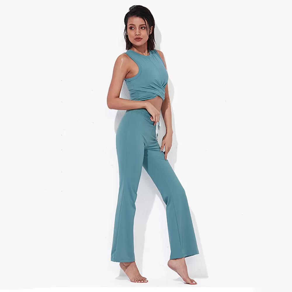 Bell Bottom Trousers Yoga Set