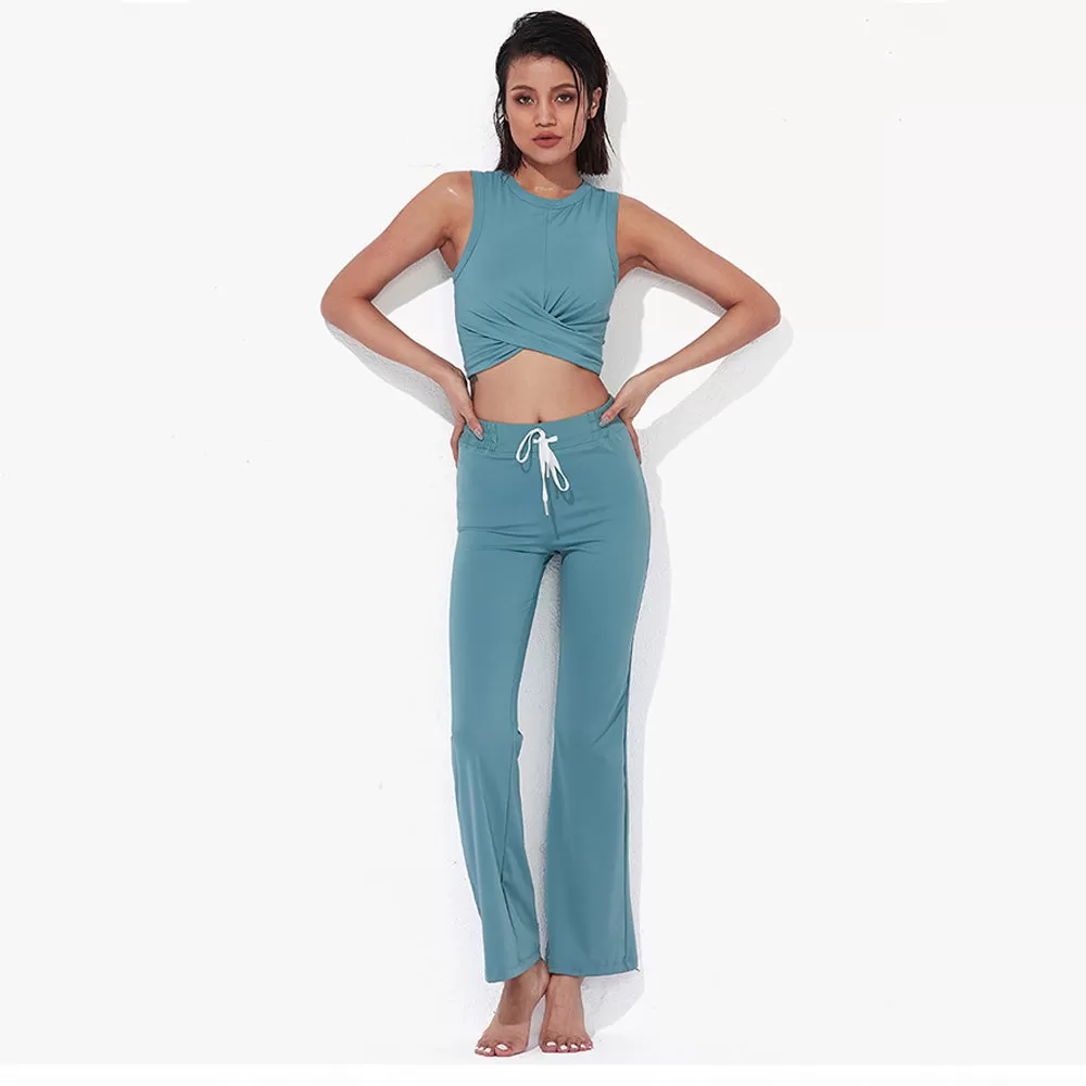 Bell Bottom Trousers Yoga Set