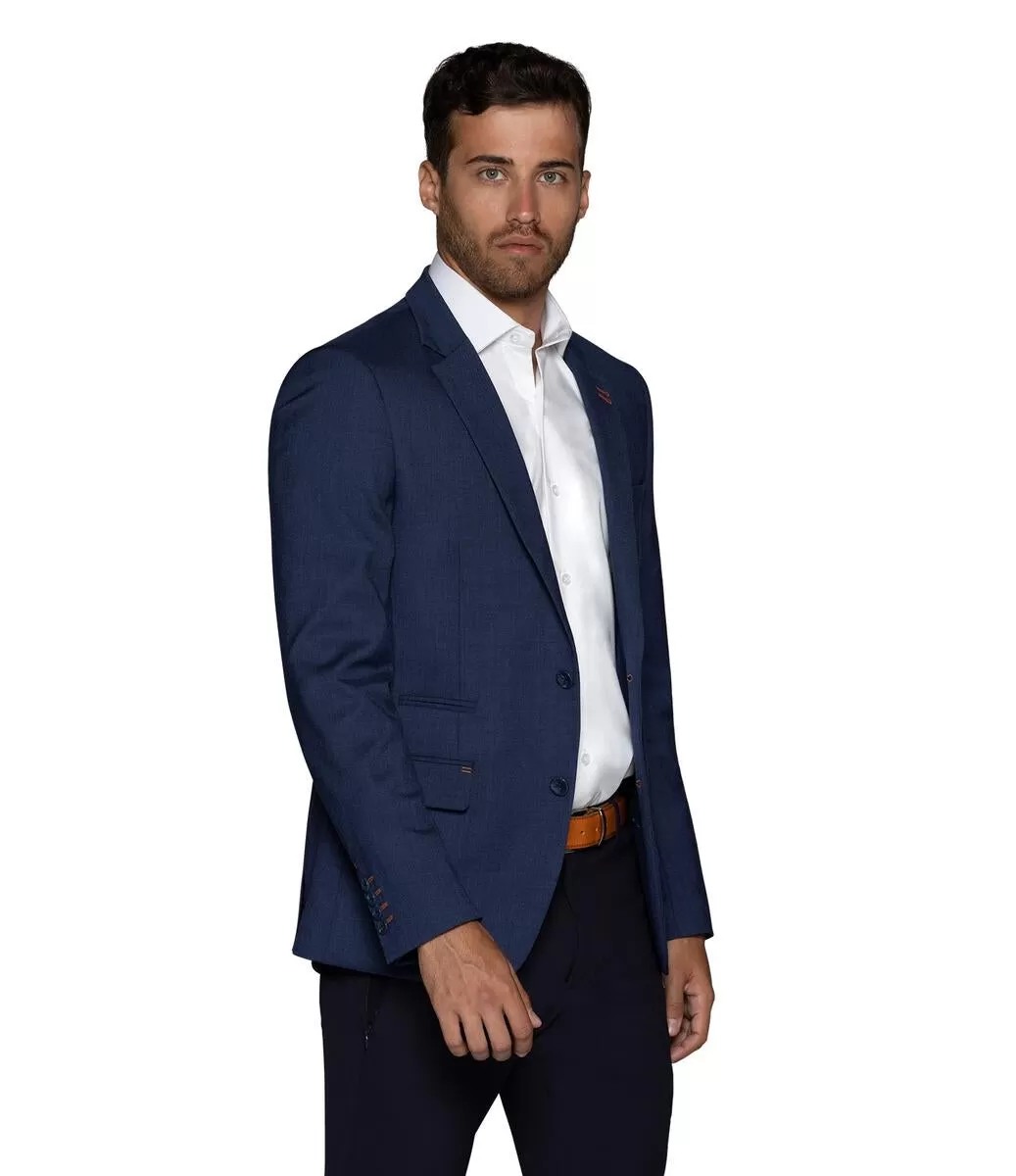 Bertigo Blazer | TURIN-92 NAVY TWILL BLAZER