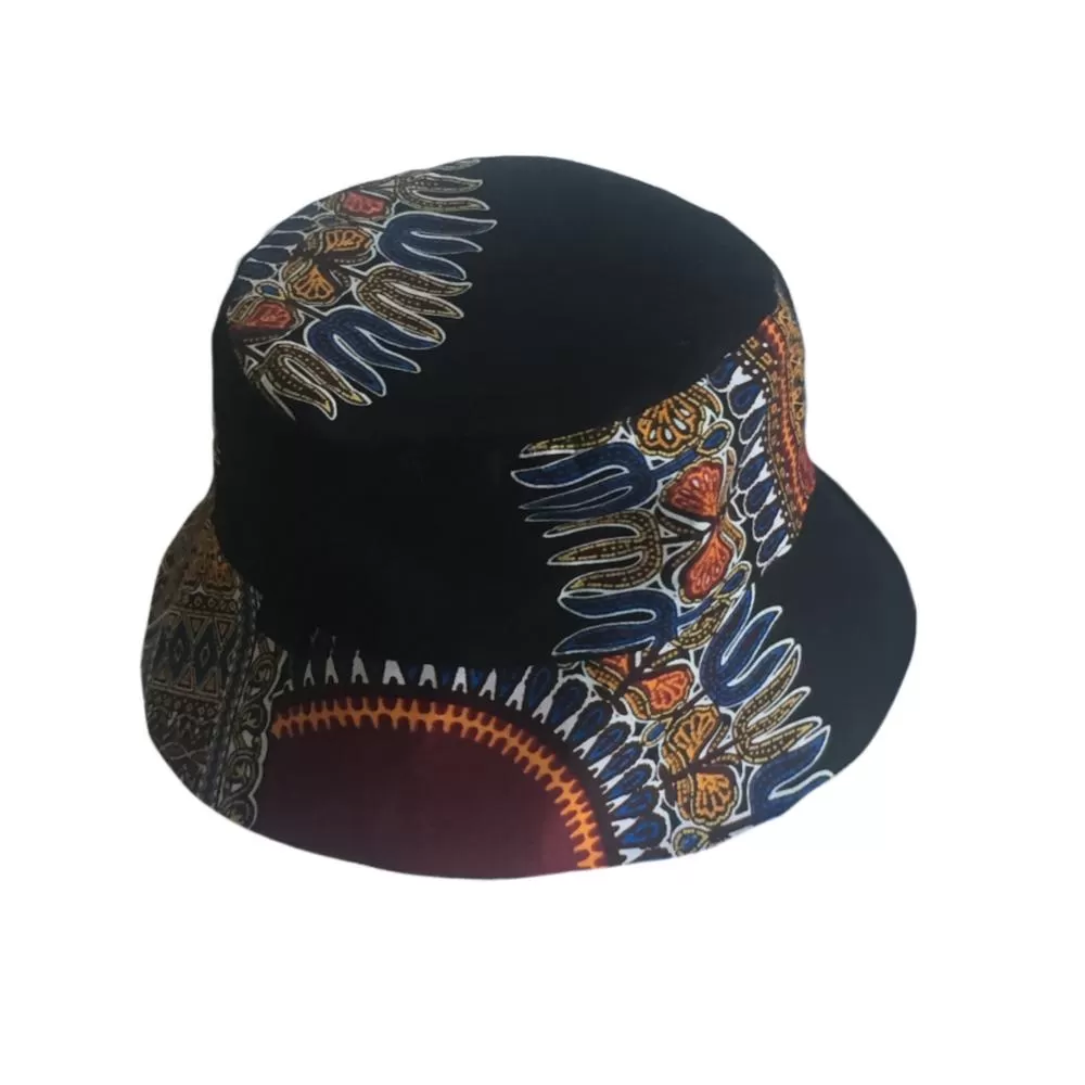 Black Dashiki Hat