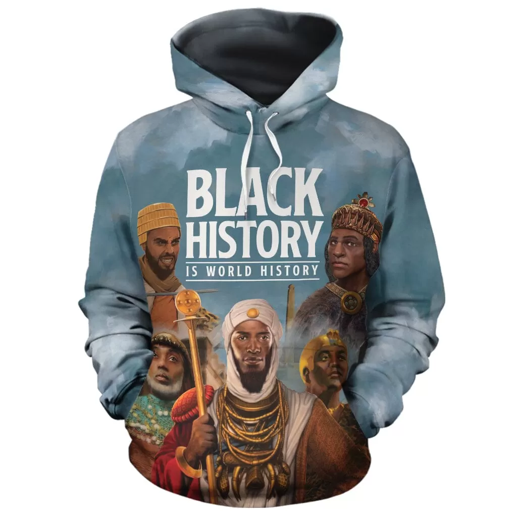 Black History Is World History All-over Hoodie and Joggers Set