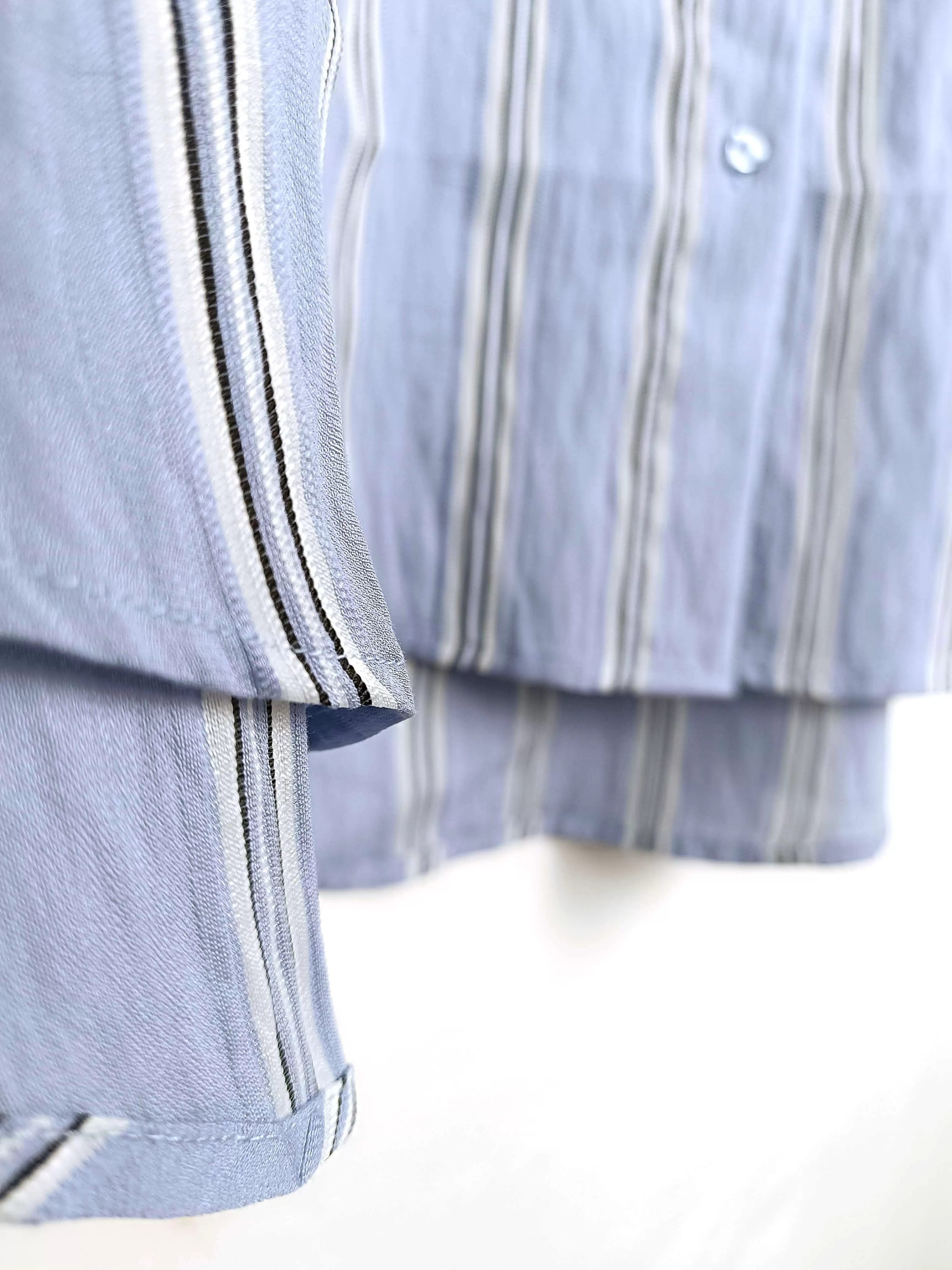 BLUSE OVERSIZE LIGHT BLUE STRIPES SOFIE SCHNOOR