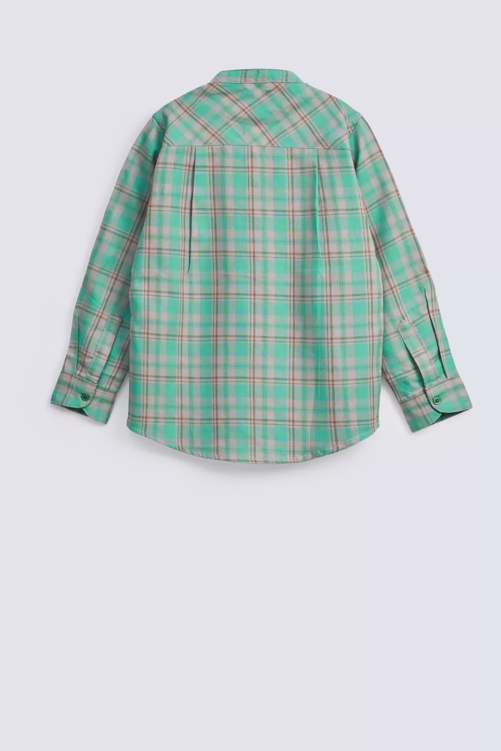 BOYS BAN CHECKERED SHIRT