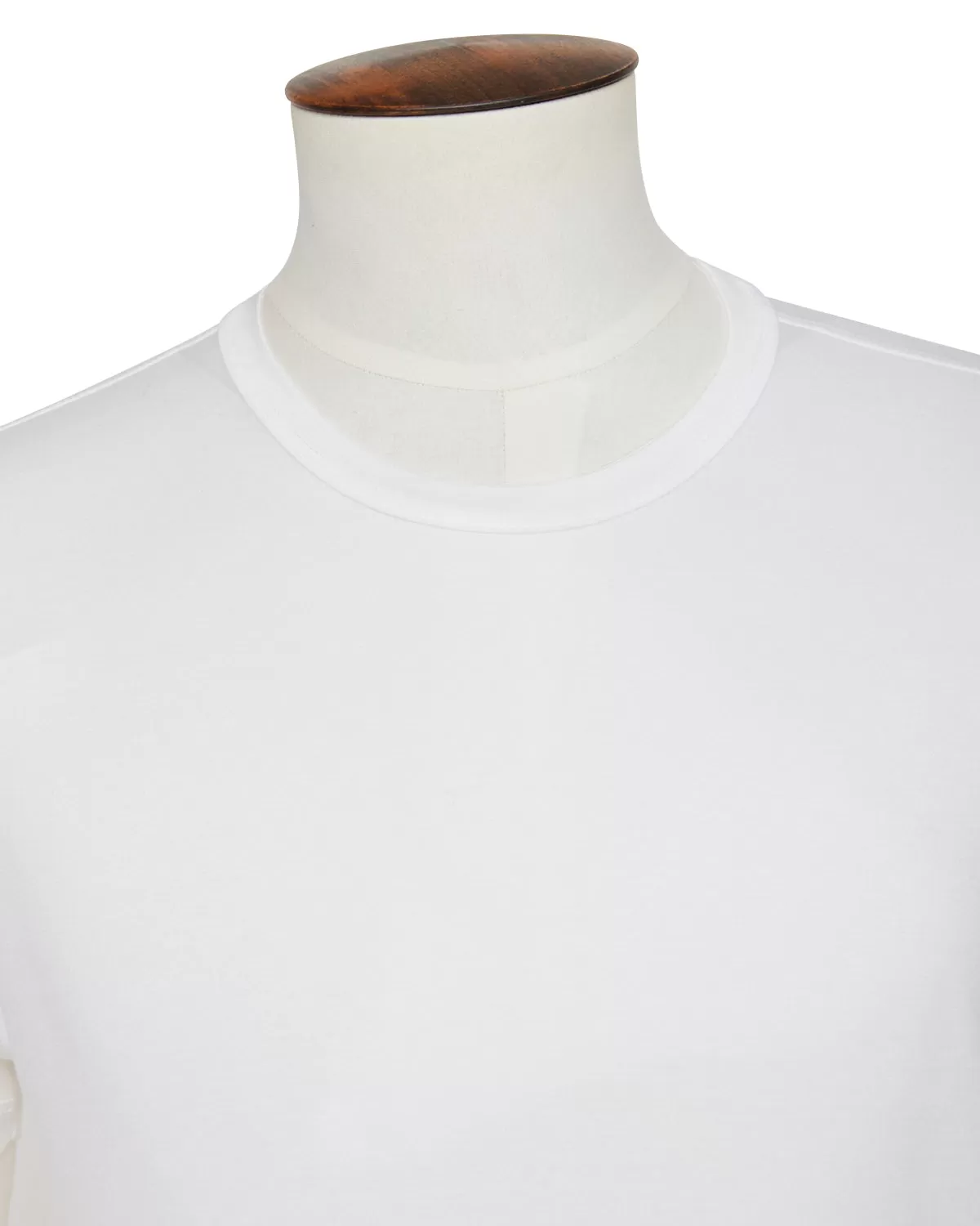 Bresciani White Fitted Cotton Tee