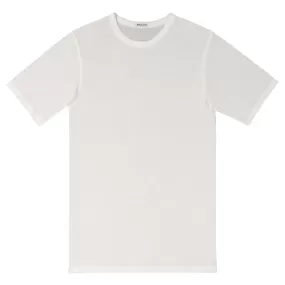 Bresciani White Fitted Cotton Tee