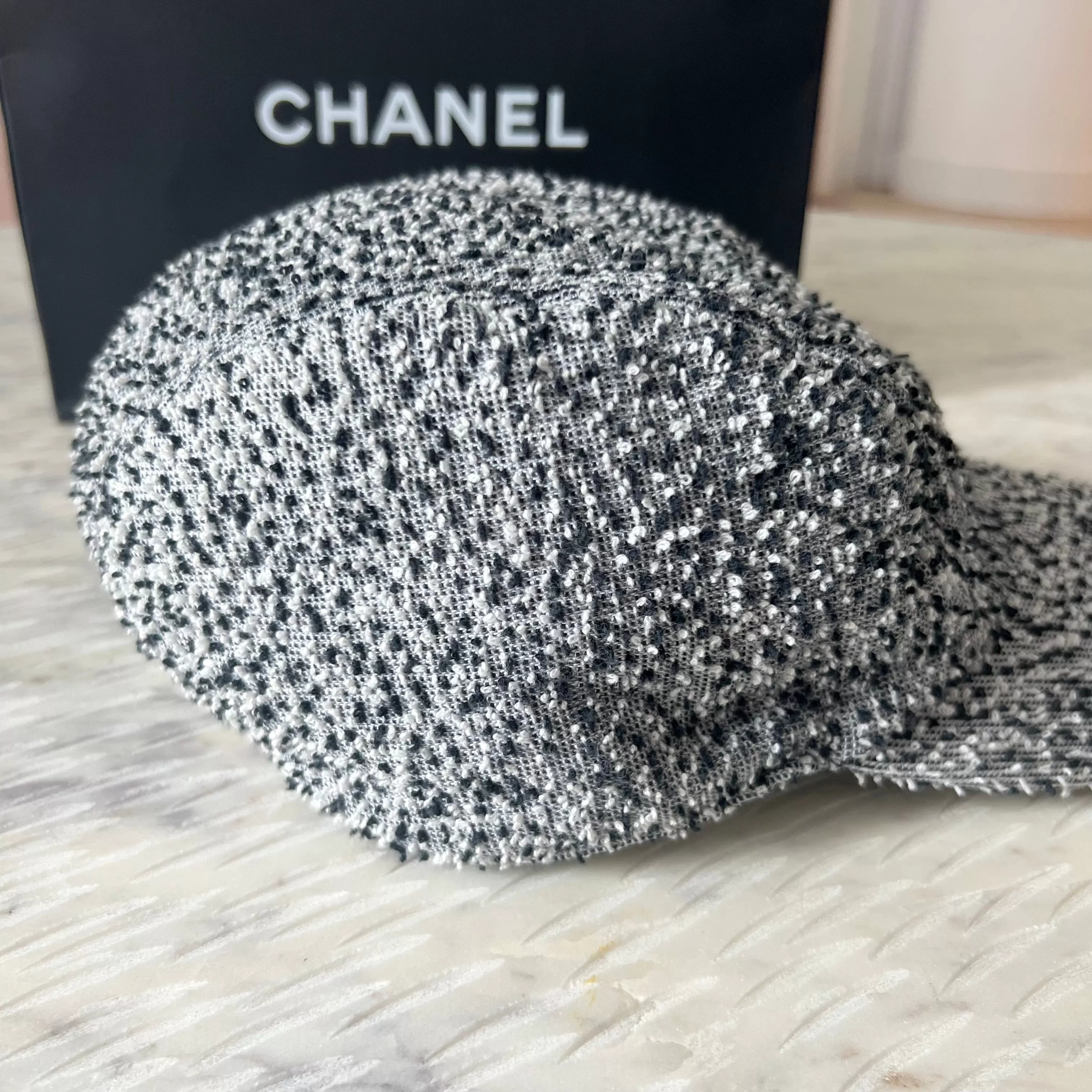 Chanel Tweed CC Cap