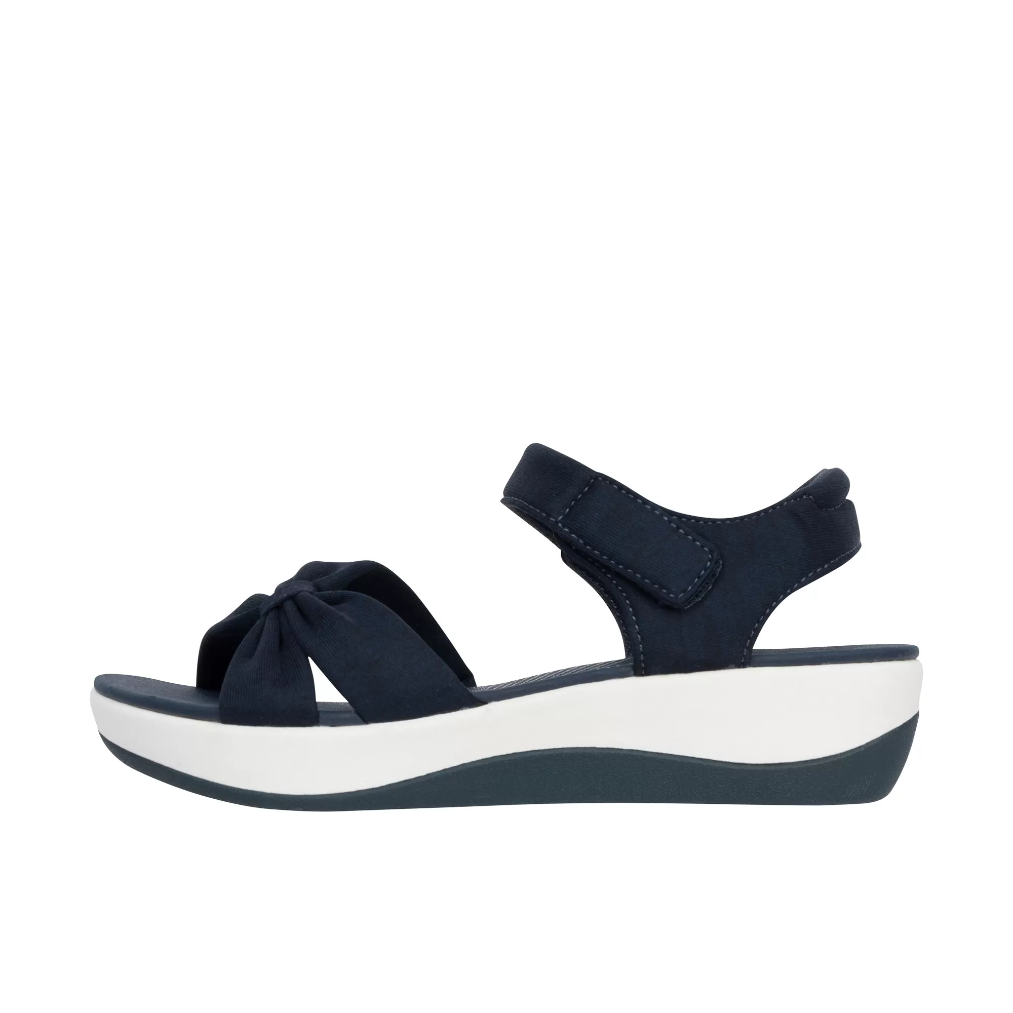 Clarks Womens Arla Shore Navy Textile