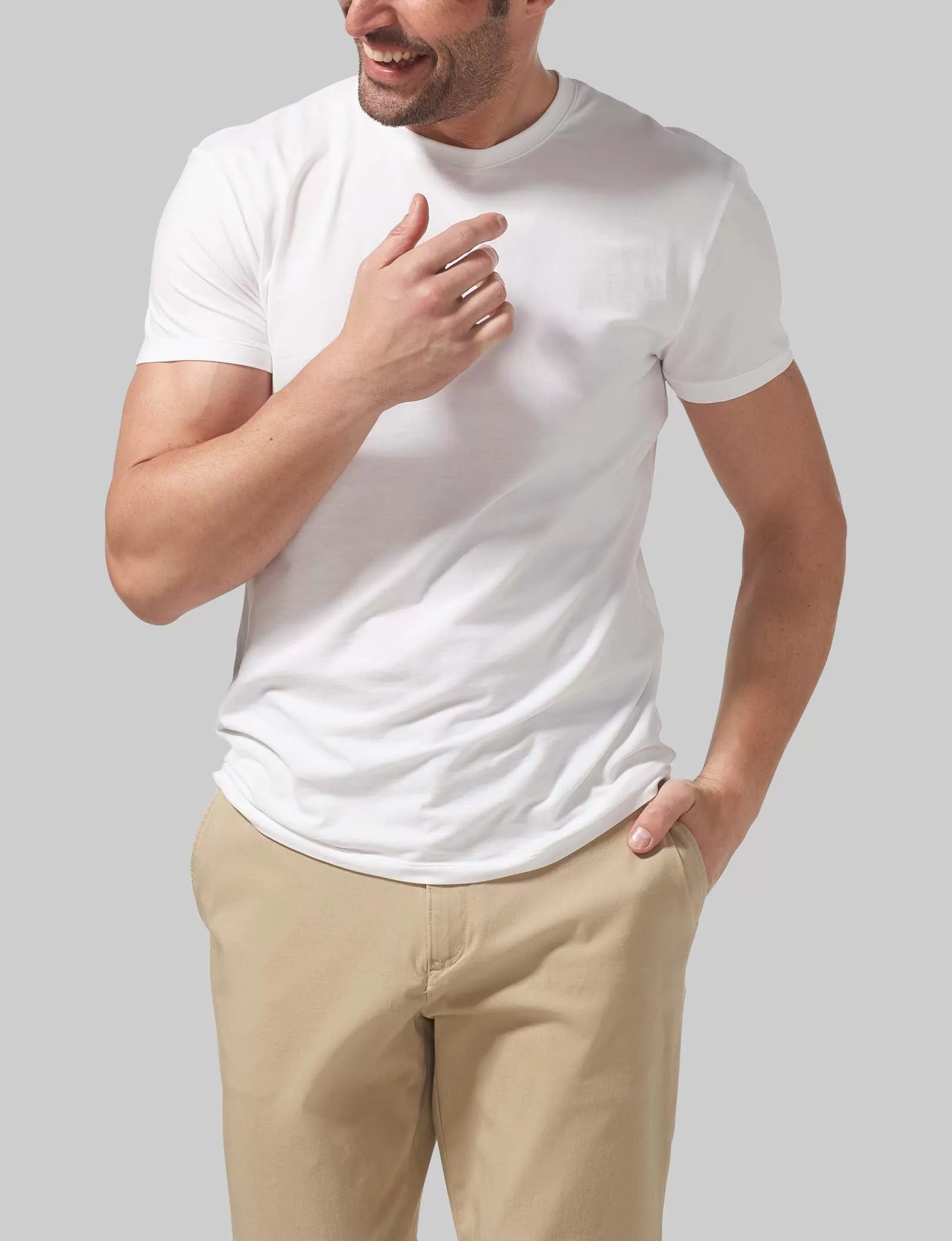 Cool Cotton Crew Neck Modern Fit Undershirt