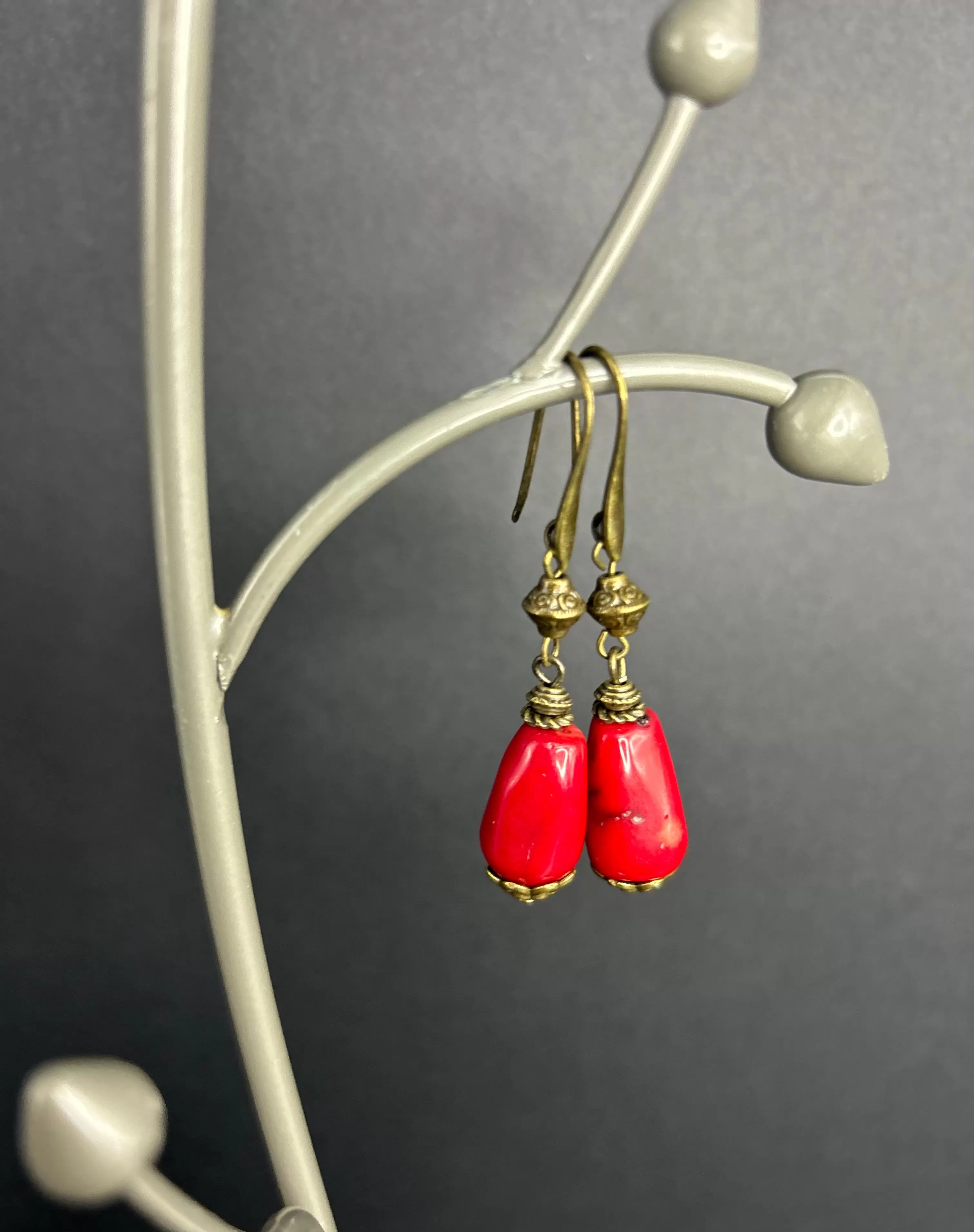 Coral Earrings