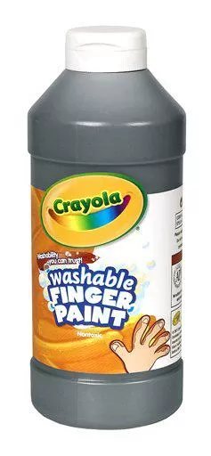 Crayola Washable Fingerpaint 16 Oz Black