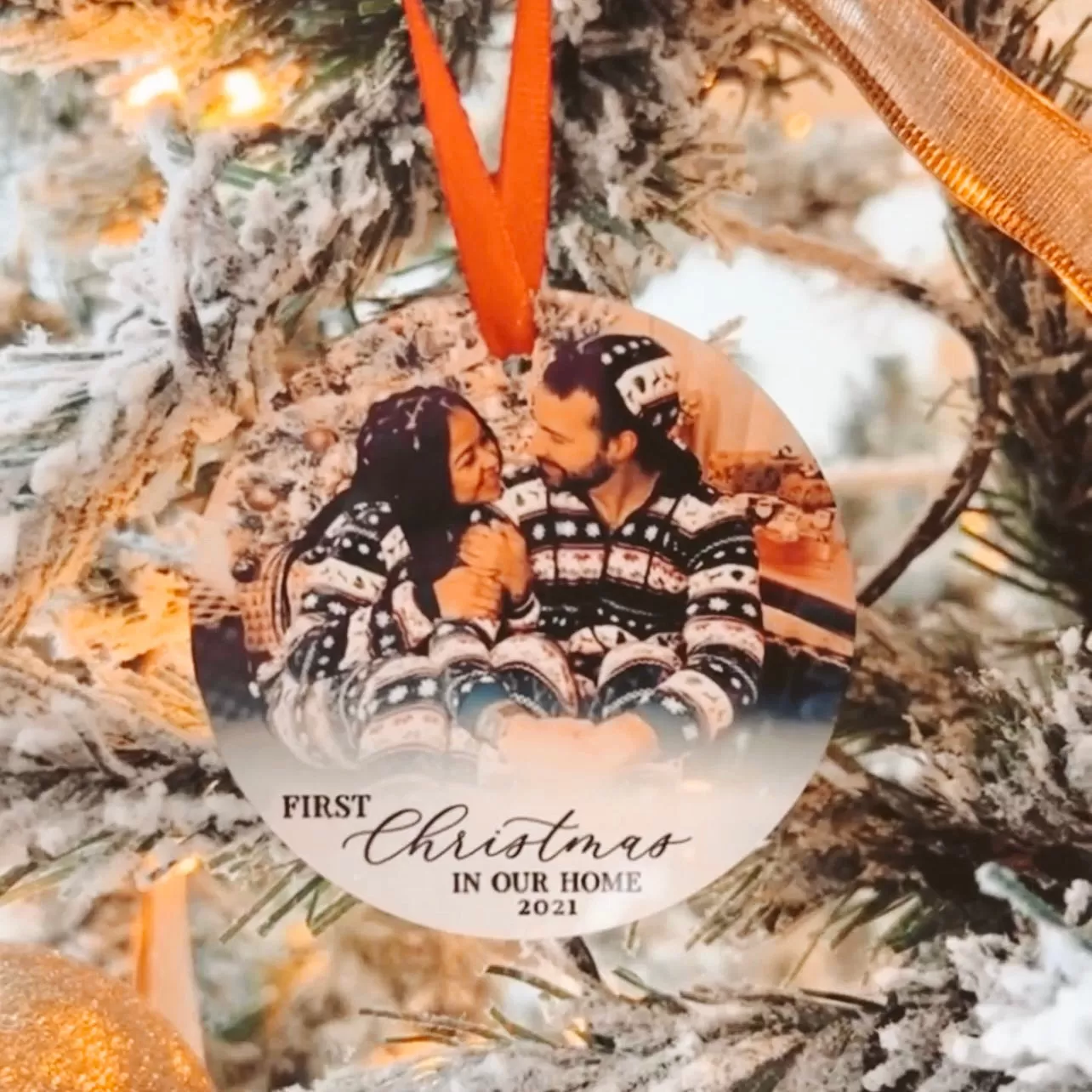 Custom Photo Ornament