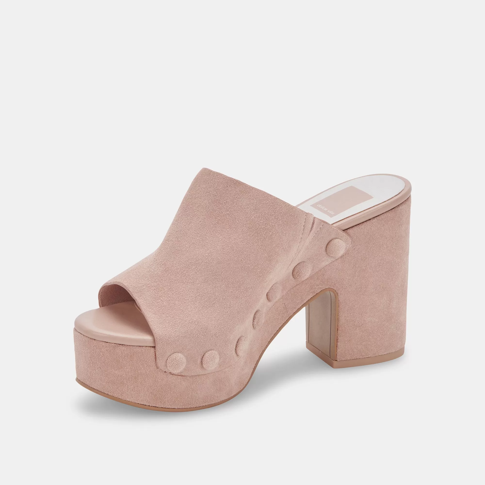 EMOL HEELS BLUSH SUEDE