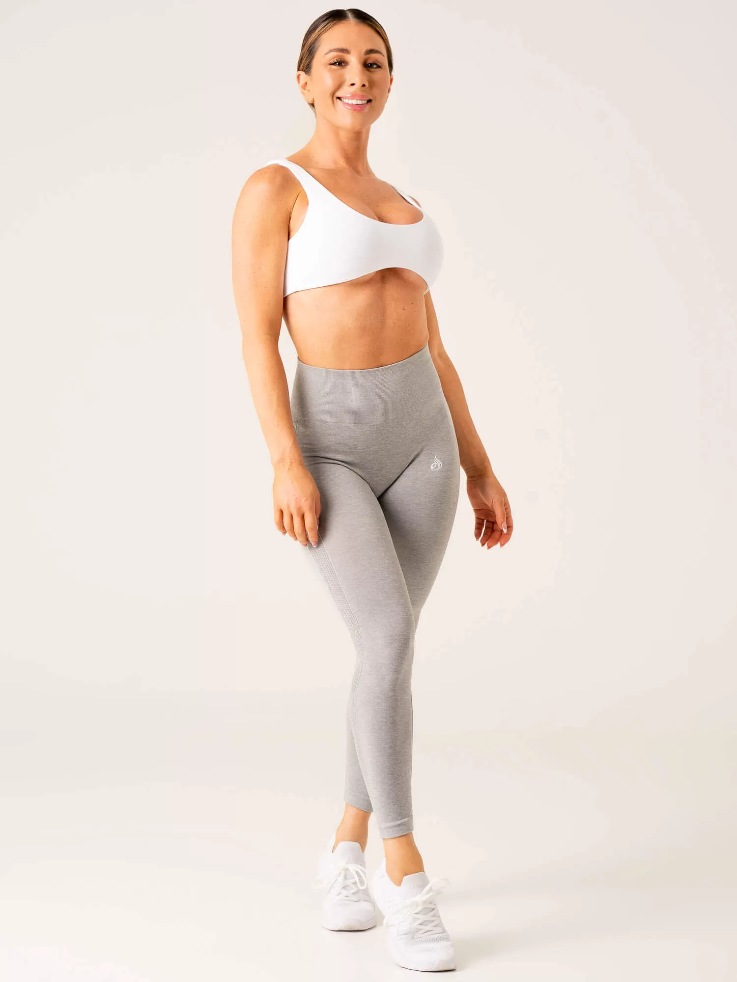 Evolve Seamless Leggings - Light Grey Marl