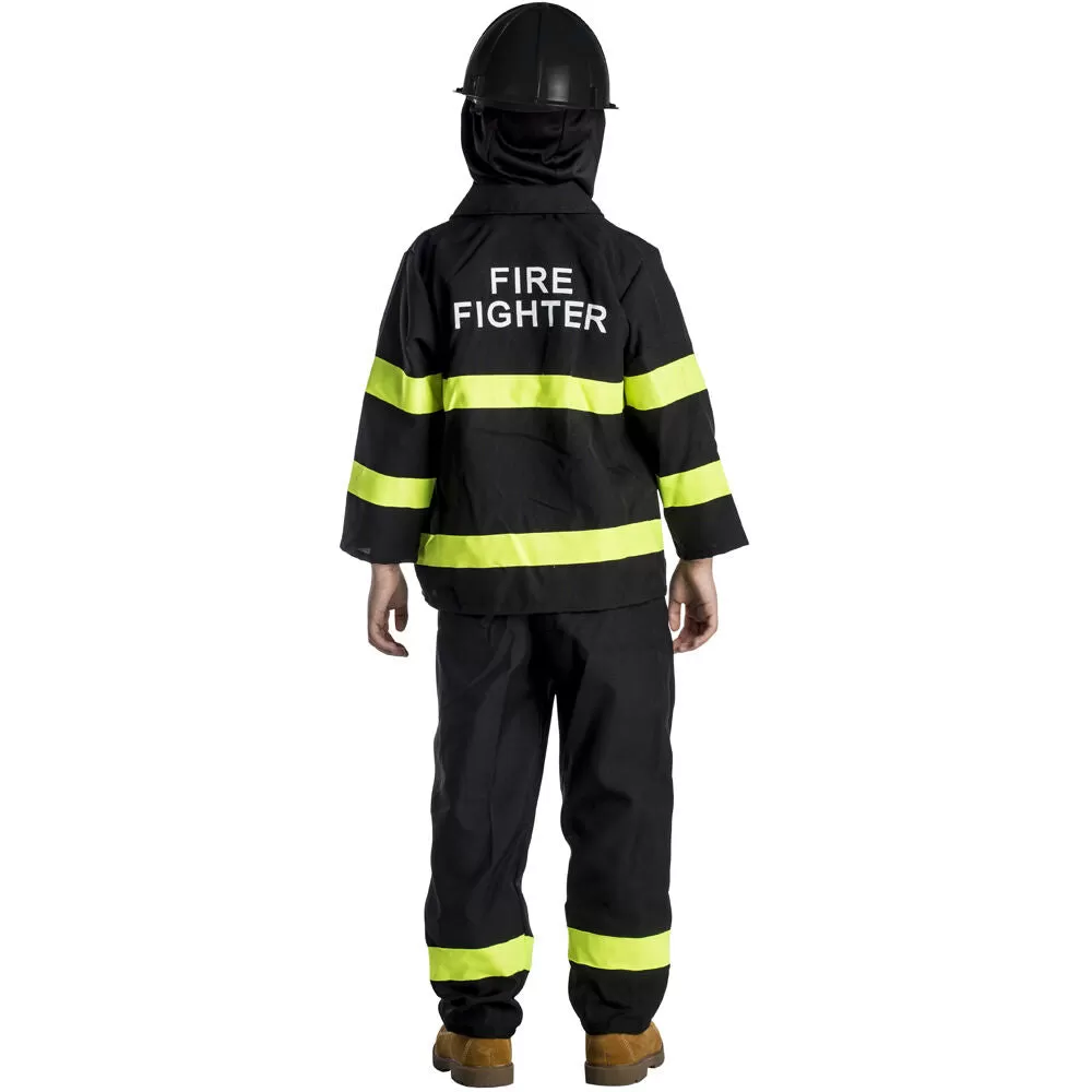 Firefighter Fireman Child Costume for Girls and Boys –  Size Small 4 - 6