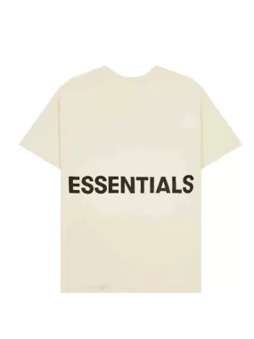 FOG Essentials Reflective Logo Tee Cream