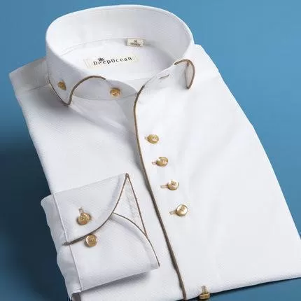 French Style Cotton Men Dress Shirt