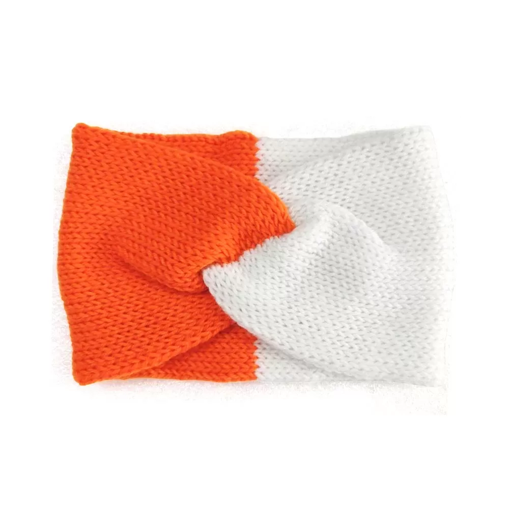 Game Day Two Tone Knit Earmuff Headband