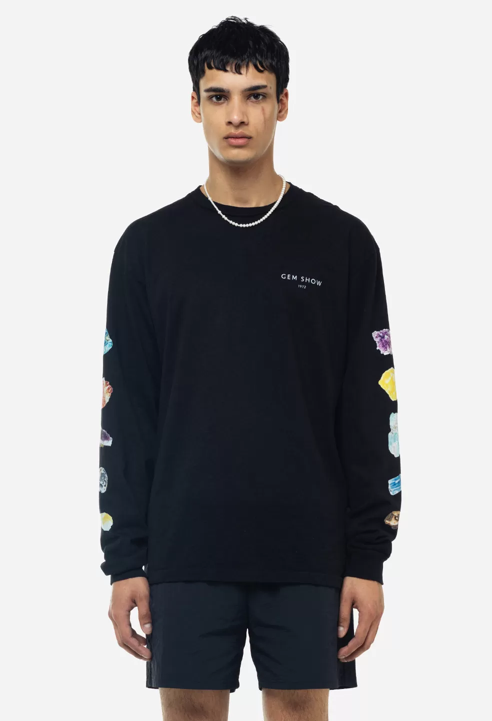 Gem Show Ls University Tee / Black