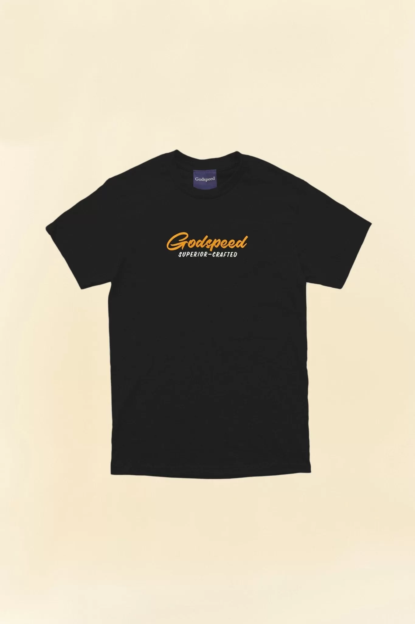 Godspeed 'Sign' Heavyweight Organic T-Shirt - Black