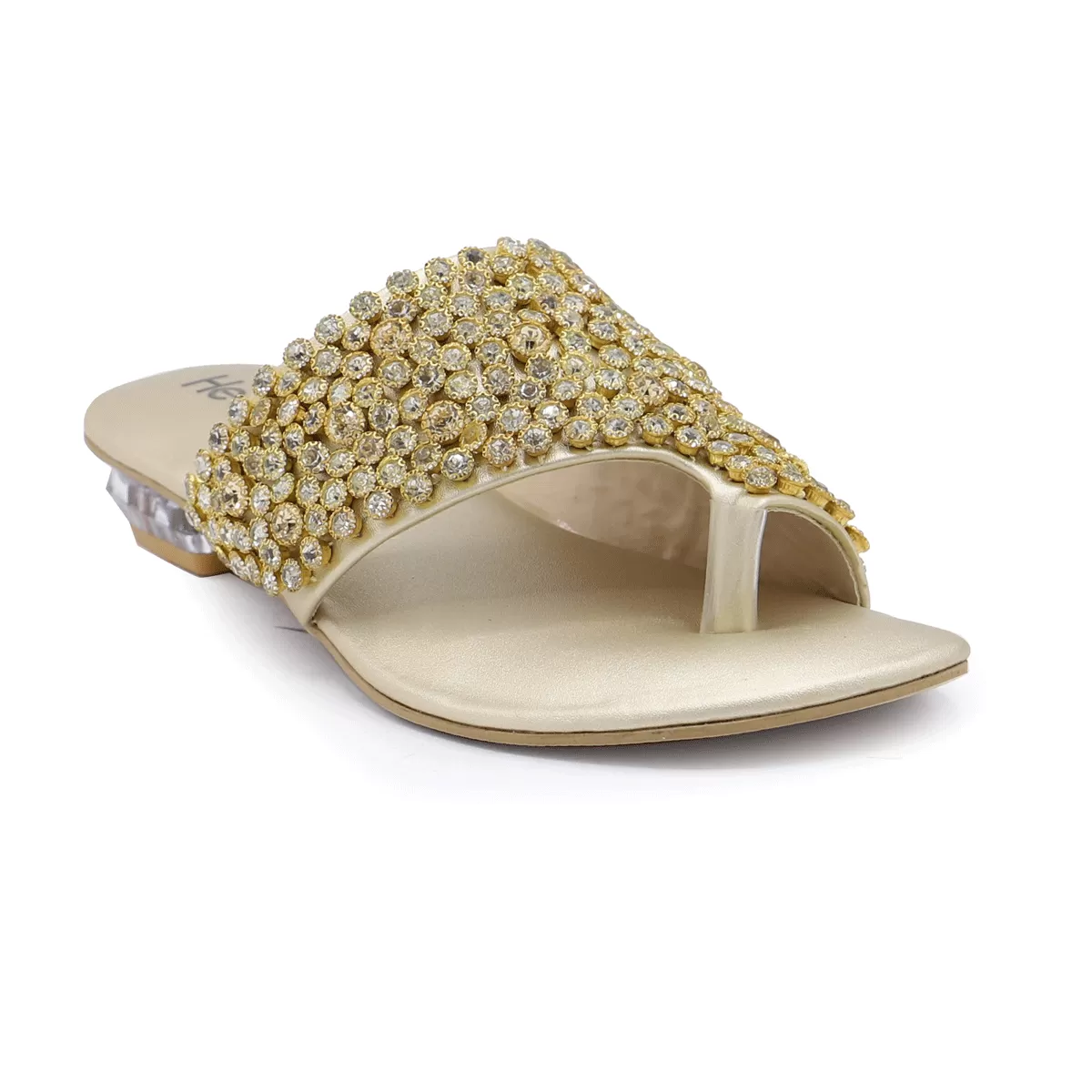 Golden Fancy Chappal 010103