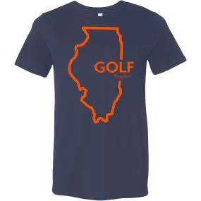 Golf Illinois Unisex T-Shirt