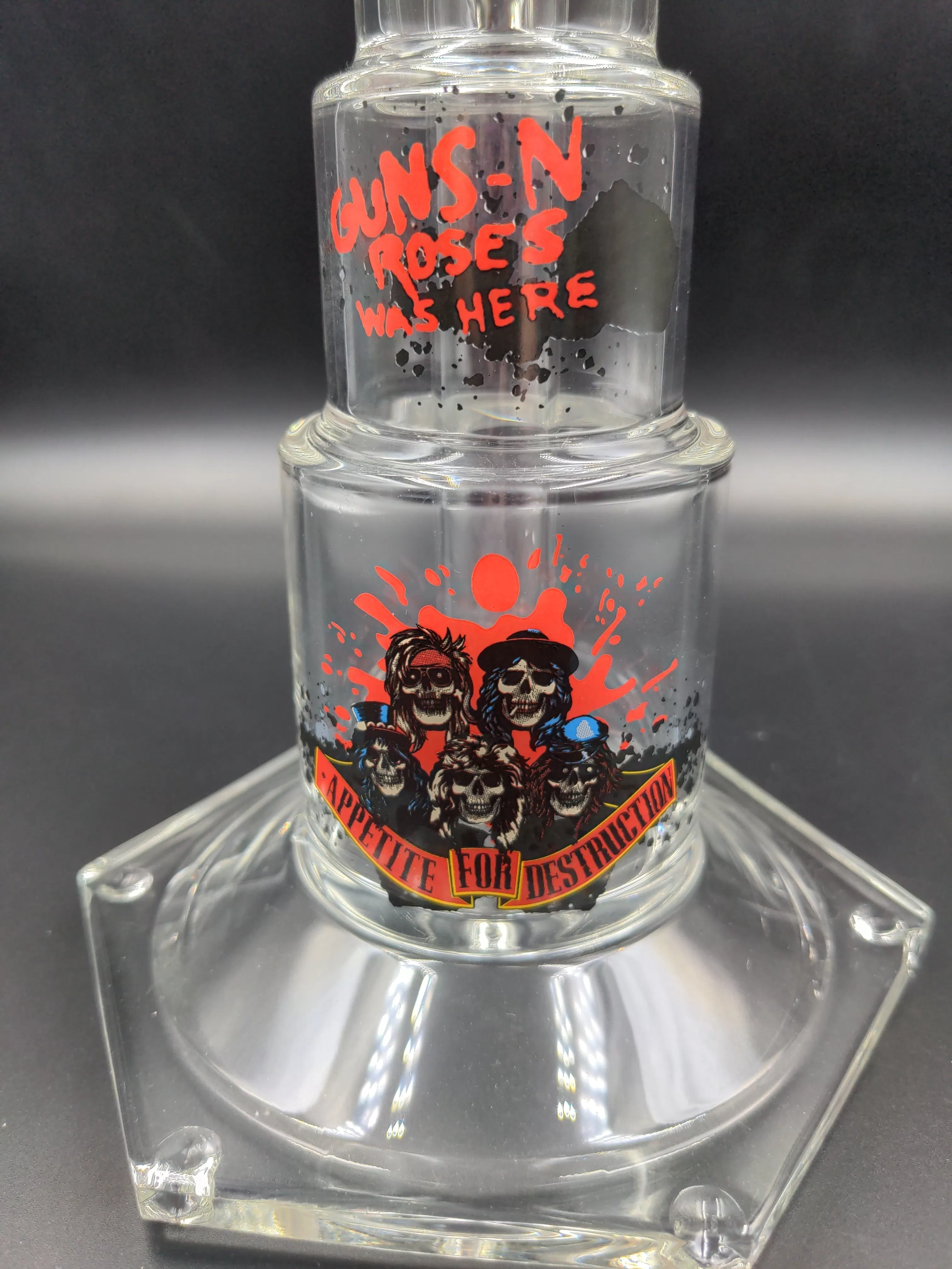 Gun's N' Roses-Appetite For Destruction-10-Hex Base-Dab Rig