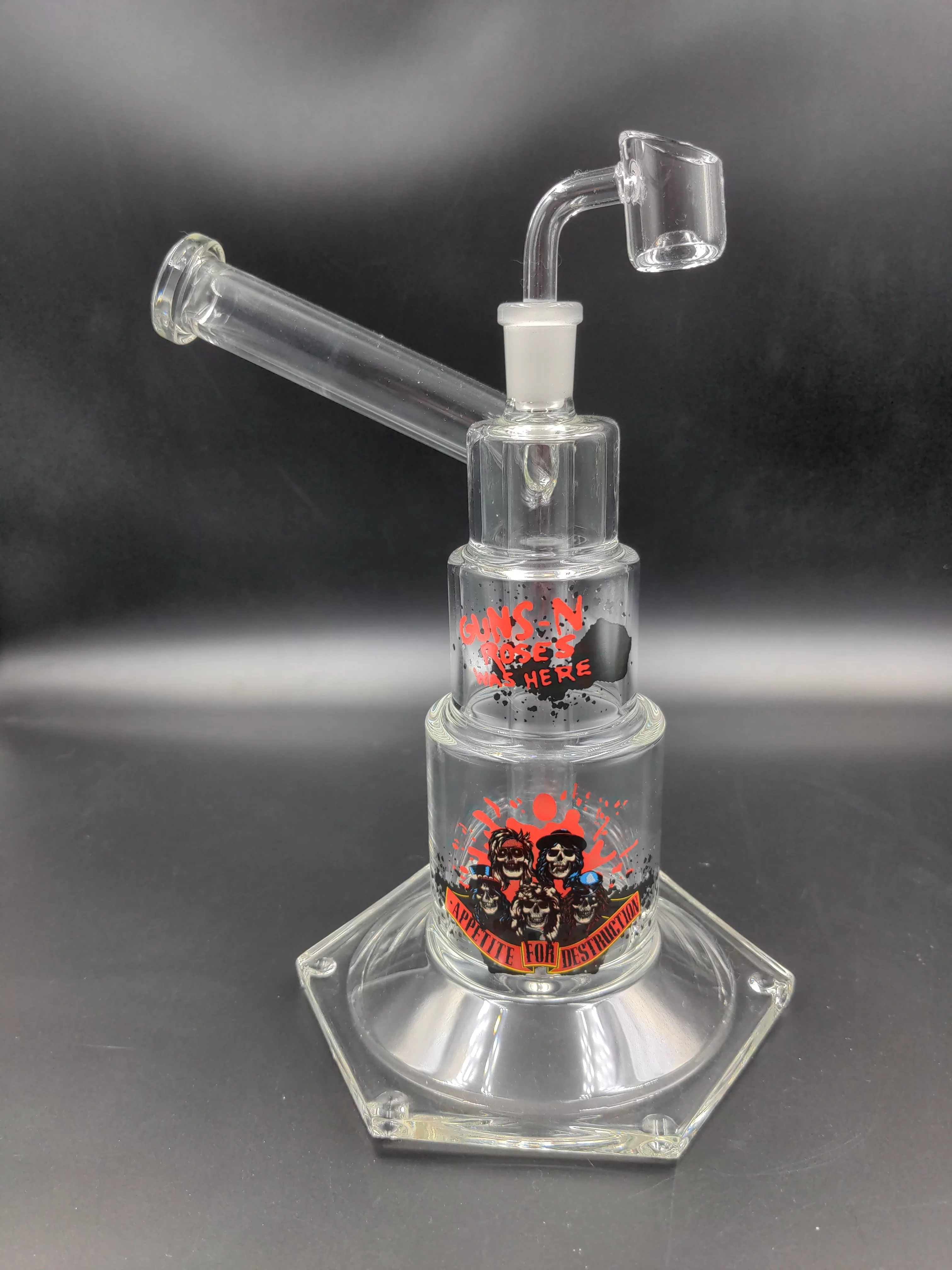 Gun's N' Roses-Appetite For Destruction-10-Hex Base-Dab Rig