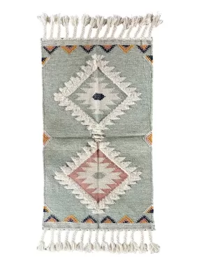 Hand Knotted Wool & Cotton RUG 27