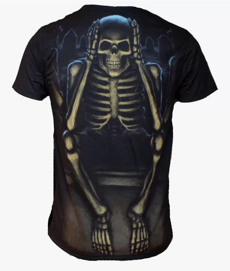 HEAR NO EVIL - Men's T-Shirt Tops - Black