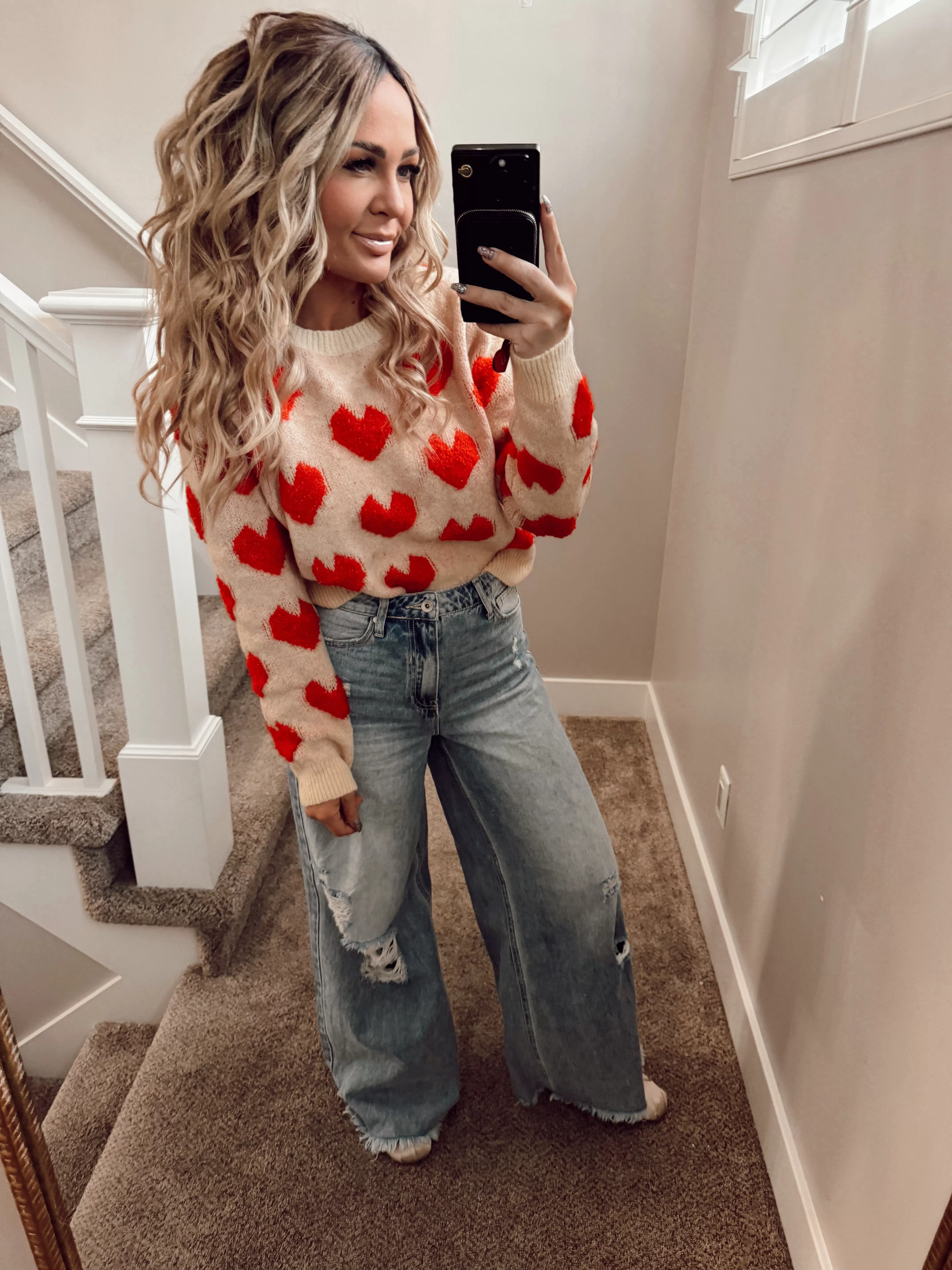 Heart sweater