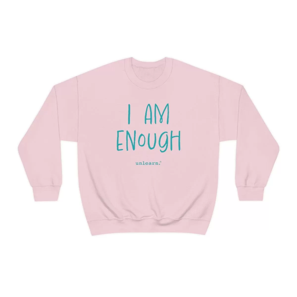 I Am Enough - Relaxed Fit Fleece Crewneck Sweatshirt