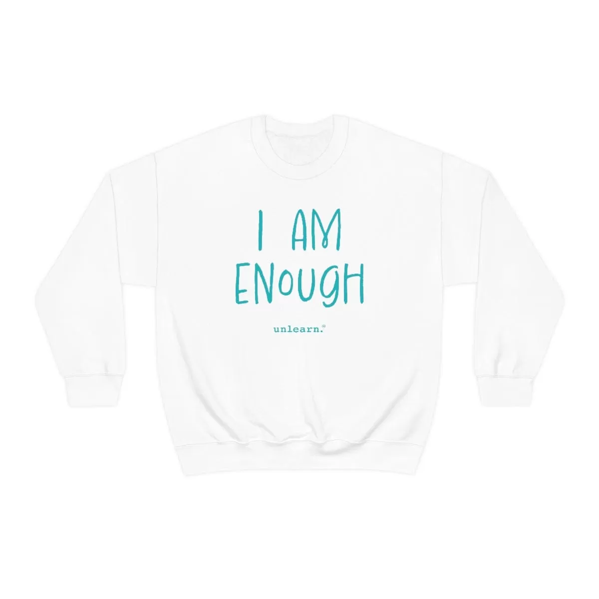 I Am Enough - Relaxed Fit Fleece Crewneck Sweatshirt