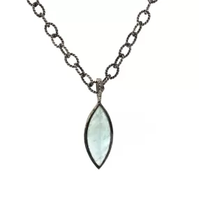 Icy Aquamarine Necklace