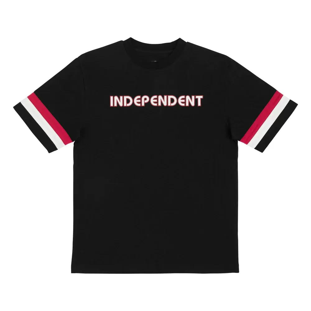 Independent Bauhaus Short Sleeve Jersey Top Black