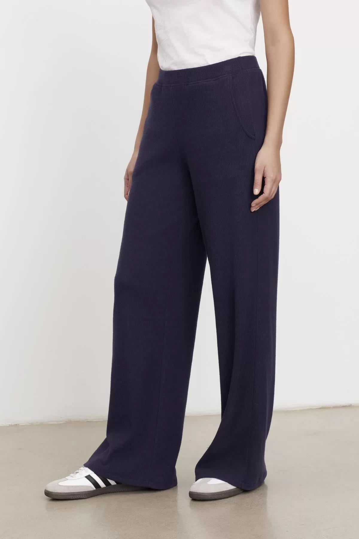 KACIE BRUSHED RIB PANT